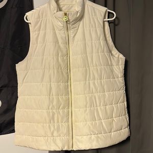 Micheal kors white satin vest